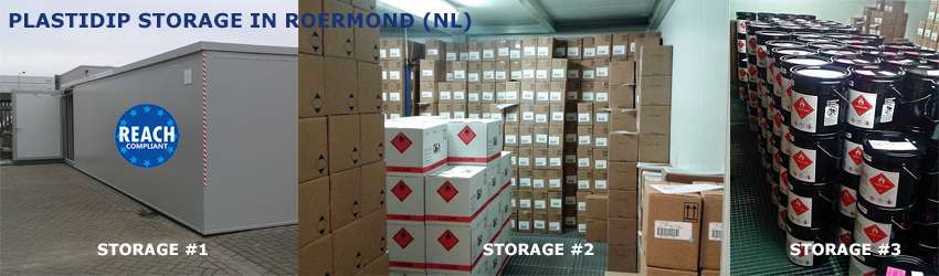 PlastiDip Storage in Roermond (NL)